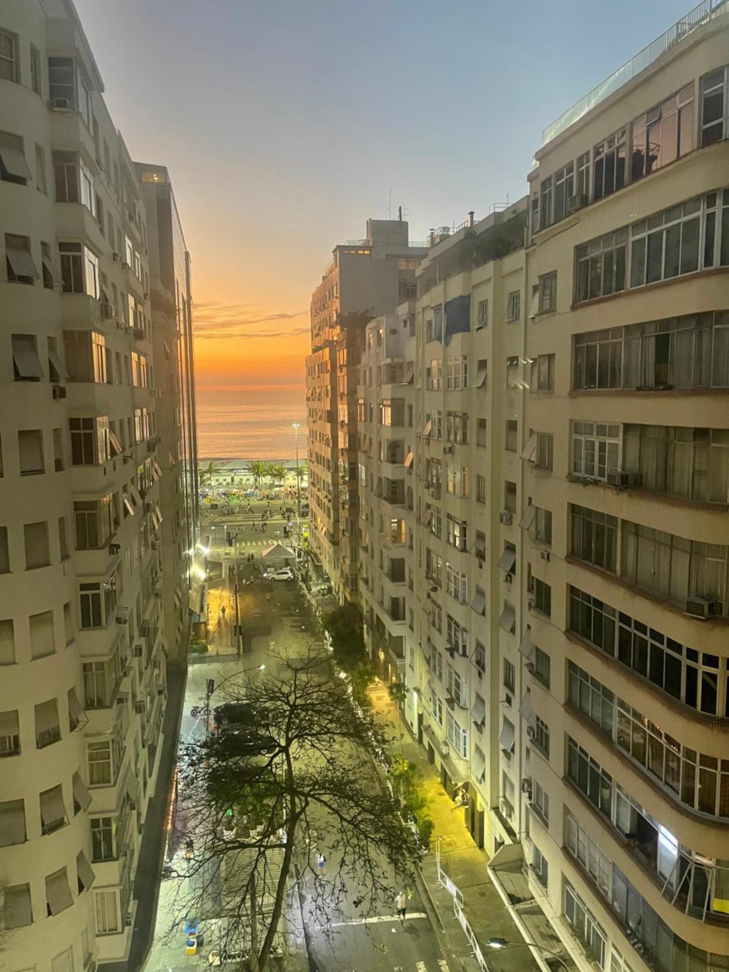 Apartamento Copacabana, Vista Para O Mar E Com Garagem Rio de Janeiro Kültér fotó