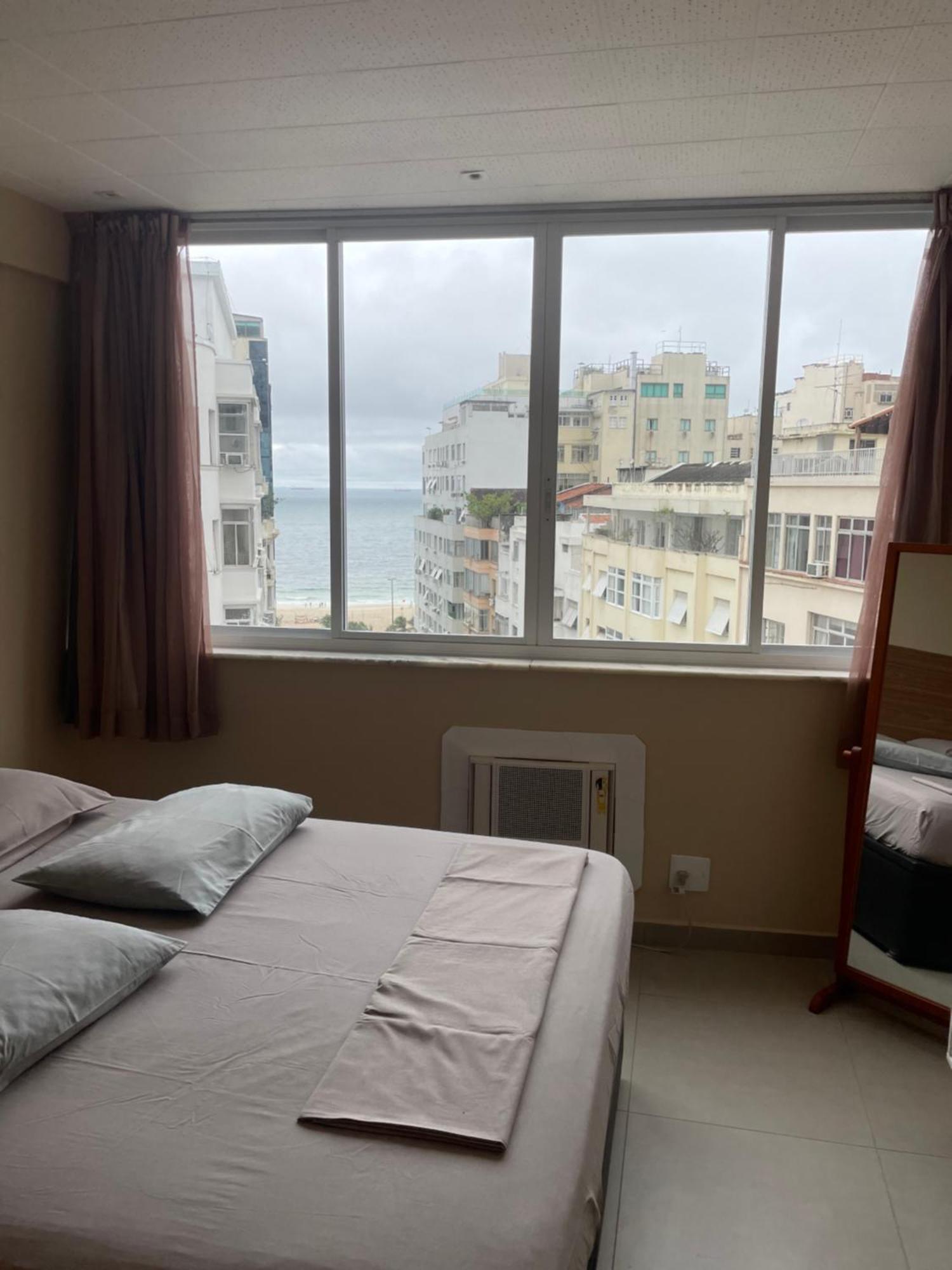 Apartamento Copacabana, Vista Para O Mar E Com Garagem Rio de Janeiro Kültér fotó